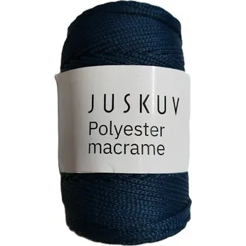 Příze Polyester macrame Juskuv námořnická modř EU