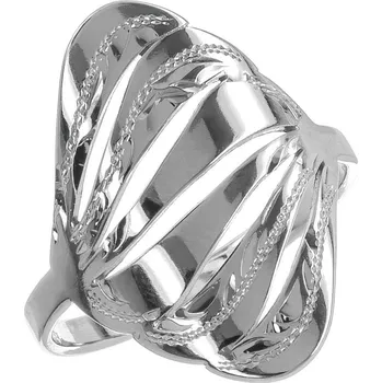 Šperk Argento 72104 Stříbrný prsten - s ručním gravírem | Velikost prstenu: 63mm