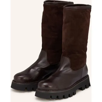 Pánské mokasíny Lilienfels Čluny, tmavě hnědá