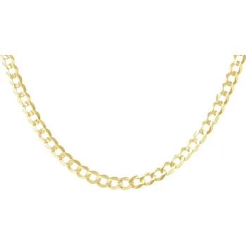 Řetízek Silný panzer řetízek 55 cm z 14k zlata