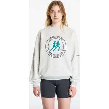 Dámská mikina Mikina adidas Sporty & Rich Sweatshirt Light Grey Heather M
