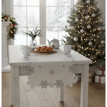 ubrus Ubrus Vánoční, Kouzelné vločky, šedý