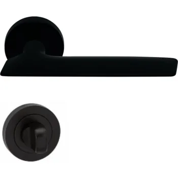 Dveřní kování Cobra dveřní kování CLEMENTIA-R - WC černá