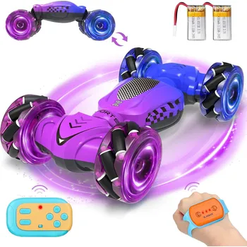 RC model auta Fosgoit RC stunt auto 4WD 360° otočné, se světly