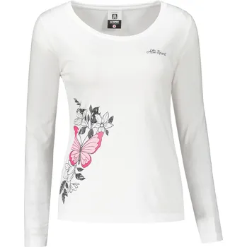 Dámské tričko Dámské triko s dlouhým rukávem ALTISPORT CARRYOVER ALW137169 BÍLÁ S