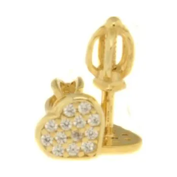 Náušnice Zlaté náušnice na šroubek - žluté zlato