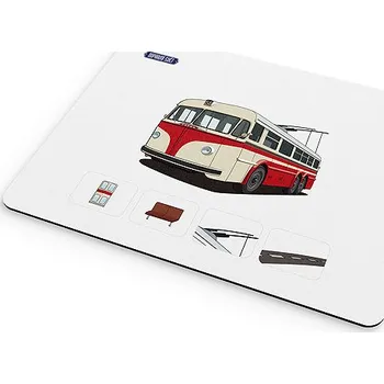 Podložka pod myš Dopravní svět Podložka pod myš, trolejbus T400