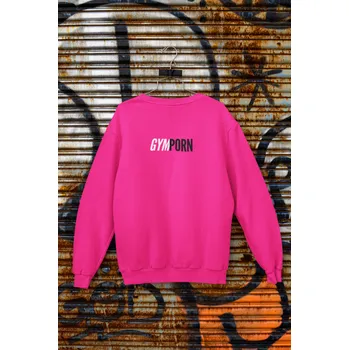 Pánská mikina Mikina GymPorn Crew – Hot Pink | GymPorn XXXL