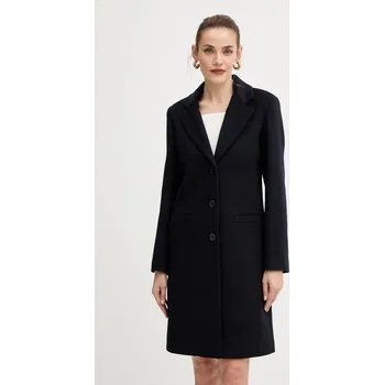 Dámský kabát Kabát s příměsí vlny Liu Jo tmavomodrá barva, MF5149 T165A MF5149.T165A 59X, vel. 36
