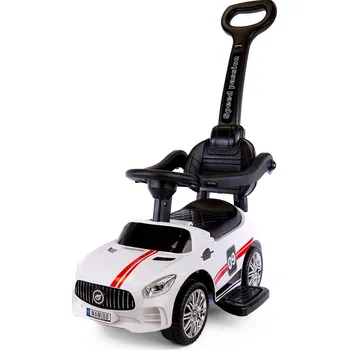 Odrážedlo Mamido Dětské odrážedlo s vodící tyčí MT270, 3 v 1 se zvukovými efekty bílé