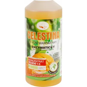 Mycí prostředek Missiva Celestina enzymatická s vůní mandarinky přípravek na mytí nádobí 15 l (Myje výborně i ve vlažné nebo studené vodě)