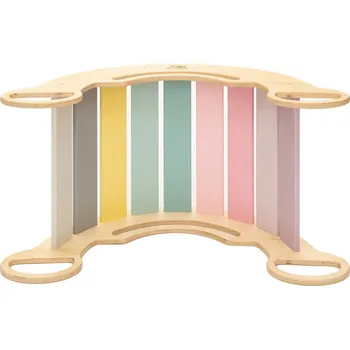 Dětská houpačka BusyKids Montessori houpačka 6 in 1 PASTEL