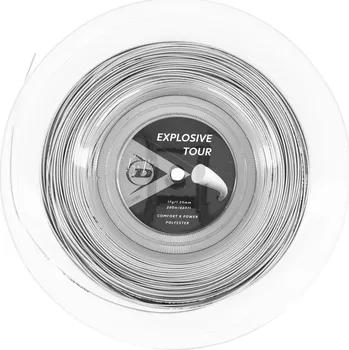 Struna na výplet tenisové rakety Tenisový výplet Dunlop Explosive Tour Silver 1.25 Reel (200 m)