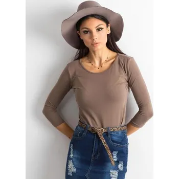 Dámské tričko Dámská halenka MONA světle hnědá