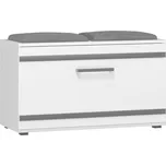 Botník s lavicí OPAL BÍLÁ