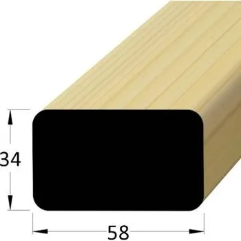 Zahradní lavice LAVIČKA 5834 SM/180 cm