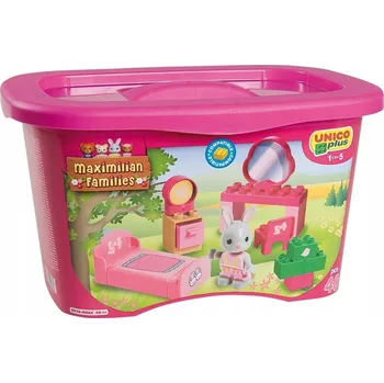 Díl pro stavebnice Unico Plus Maximilian Families Pokojíček pro králíčka 40 dílů