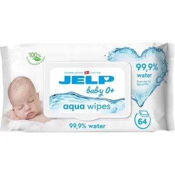 Dětská kosmetika Jelp Aqua Wipes vlhčené ubrousky 1 x 64 ks
