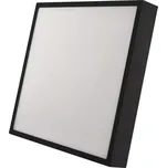 EMOS ZM6353 NEXXO - Přisazený stropní LED panel v černé barvě, 28W, 2700lm, 3000 + 3500 + 4000K, IP40/IP20, 30 x 30cm (Stropní čtvercové svítidlo v černé barvě s přepínačem barvy světla)