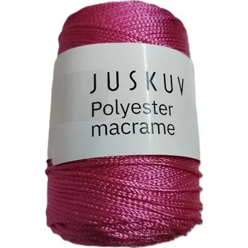 Příze Polyester macrame Juskuv středně růžová EU