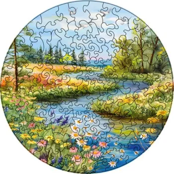 Puzzle Coolkousky Puzzle 27 cm, v krabičce, 15 × 15 × 4,6 cm, Potok