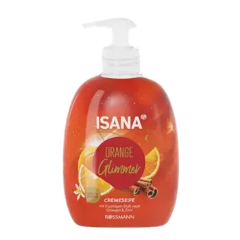 Mýdlo ISANA Krémové mýdlo s ovocnou vůní pomerančů a skořice 500 ml