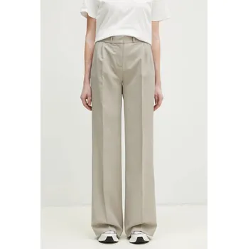 Dámské kalhoty Kalhoty Coperni Wide Leg Tailored, M, béžová, 80X