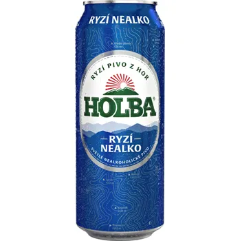 Pivo Holba Ryzí Nealko plech 0,5l