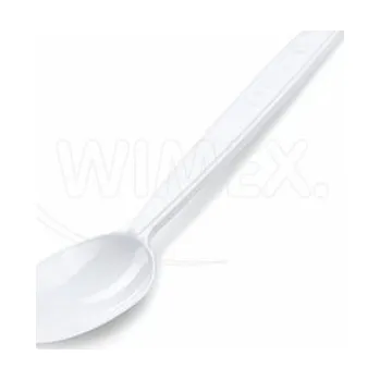 Jednorázové nádobí Lžíce pp 18, 5 cm, vratná bílá 50 ks, polypropylén WMX/22006/PAK