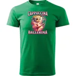 Dětské tričko Cappuccina Ballerina, Barva Zelená, Velikost 146 cm/10 roků, Canvas Dětské tričko Bezvatriko.cz 3034
