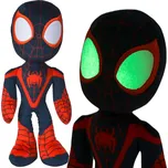 Simba Marvel plyšák Spiderman Miles Morales, 25 cm, s očima svítícími ve tmě