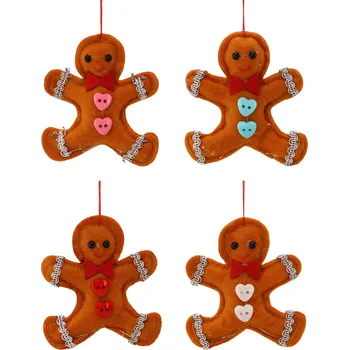 Vánoční ozdoba Aga Sada vánočních ozdob 4 ks Perníček