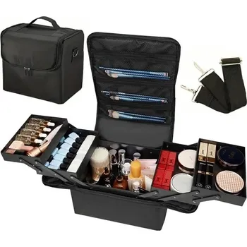 Kosmetický kufr M40D ORGANIZÉR KUFŘÍK NA KOSMETIKU TAŠKA KOSMETICKÁ