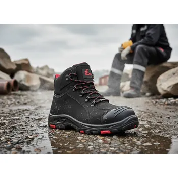 Pracovní obuv CXS Obuv PEPRIT 02 Velikost 46 (UK-11) černá/červená