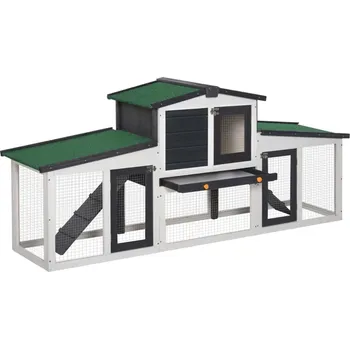 králíkárna Aga Dřevěná králíkárna s výběhem 204x45x80 cm