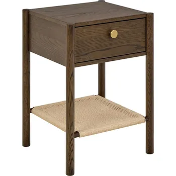 Noční stolek Noční stolek Monfort, tmavý dub, se zásuvkou (10857)