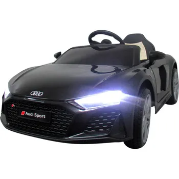 Dětské elektrovozidlo AUDI R8 Sport Black Battery Car EVA Leather Pilot