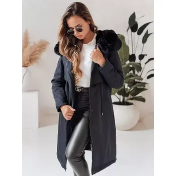 Dámský kabát Dámský kabát DSTREET TY4018 TMAVĚ MODRÁ S