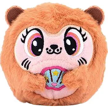 plyšák Bouncibles Otto plyšový křeček 8 cm, hnědý