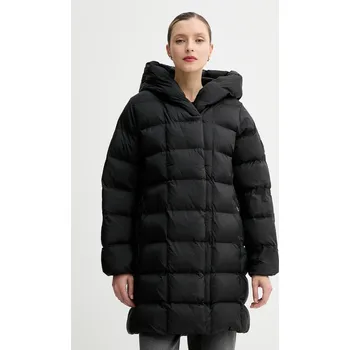 Bunda Calvin Klein černá barva, zimní, oversize, LV044D541G 99X, vel. XXS