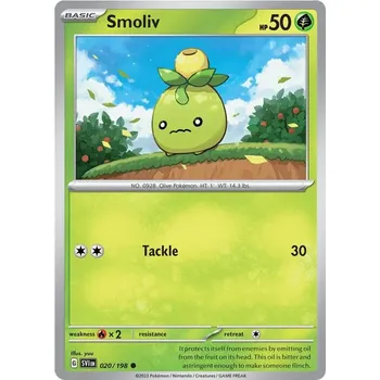 Karetní hra Smoliv 020/198 - Scarlet & Violet Typ karty: Reverse Holo