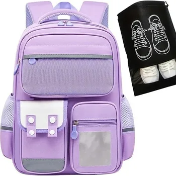 turistický batoh K402B ŠKOLNÍ BATOH TORNISTER SCHOOL + PYTEL NA BOTY