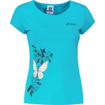 Dámské tričko Dámské triko ALTISPORT CARRYOVER ALW137122 TYRKYSOVÁ S