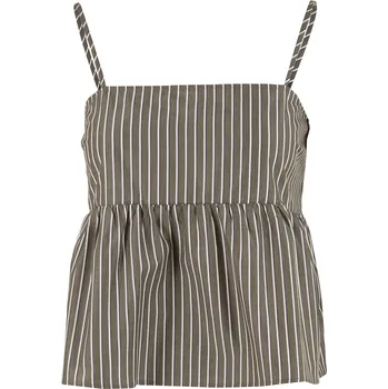 Dámské tričko Dámské triko URBAN CLASSICS TB7531 OLIVE/WHITE XS