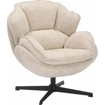 Křeslo TRENDY BERTA - relaxační křeslo otočné 360° - látka BÉŽOVÁ č. 241(S) (BETTYBE=1balík) (K150-E) NOVINKA