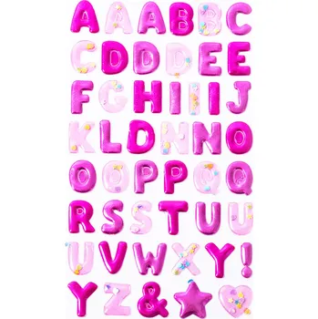 samolepka Aga4Kids Samolepící písmena DS8101RP