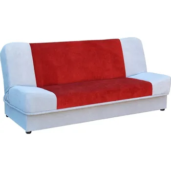 Pohovka ALASKA pohovka látka RUN AGAIN 80 sv.šedá/ RUN AGAIN 55 cihlová STŘED (FE) - kolekce"E" (K250) NOVÁ LÁTKA