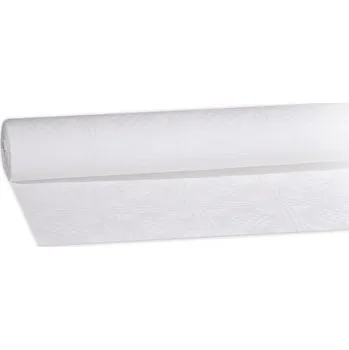 Jednorázový ubrus Pap ubrus rolovaný 50 x 1, 20 m, bílý, papír WMX/70011/PC
