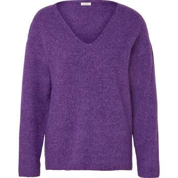 Dámský svetr 716903 - Tchibo - Svetr z hrubého úpletu - pro ženy - vel. L 44/46 - barva: fialová