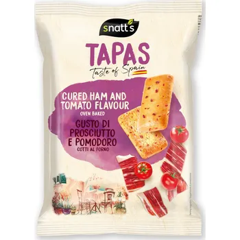 Chléb s příchutí rajčat a šunky, VEGAN - Snatt's 120g